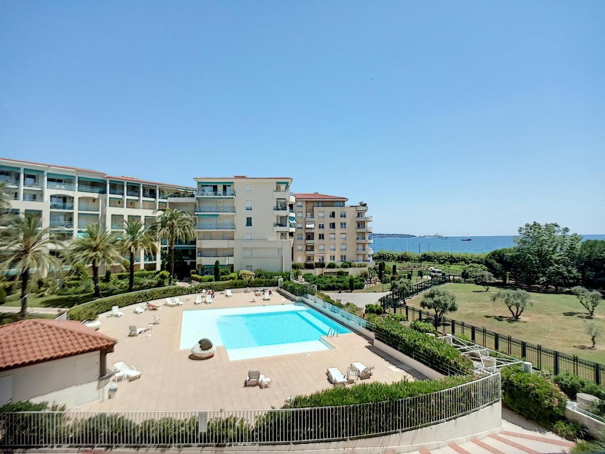 Ferienwohnung Antibes Les Pins 2 Pieces Vue Mer Piscine Parking Exterior foto